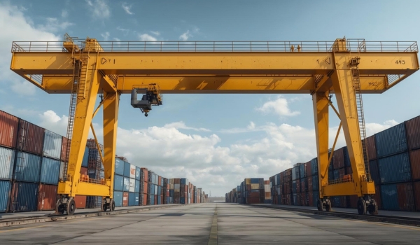 Gantry and goliath crane manufactured by GR Cranes & Elevators