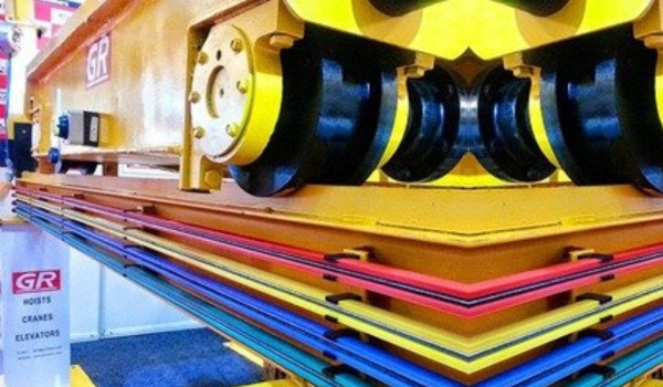 Safe Track DSL bus bar system manufactured by GR Cranes & Elevators